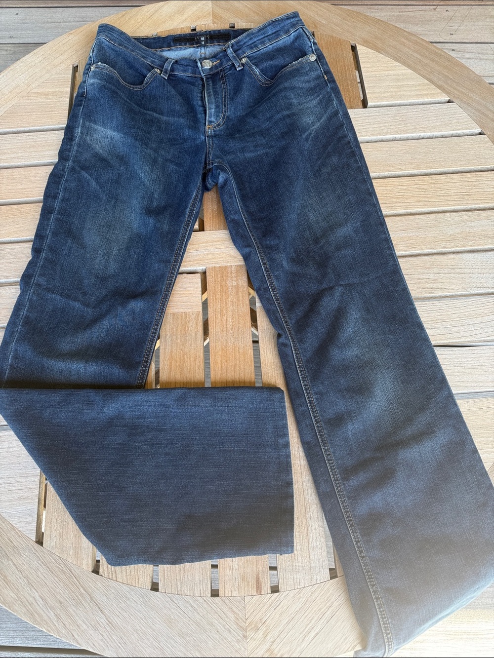 Escada Sport Dark Indigo Wash Bootcut Jeans Size 38